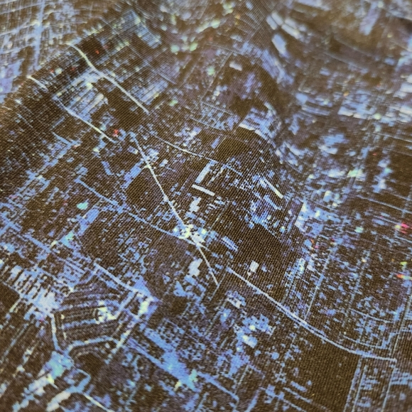 Lululemon Athletica Yoga Pants - Blue City Map - Picture 8 of 8